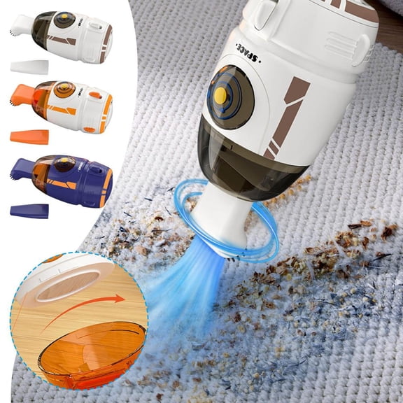 Outoloxit Handheld Mini Vacuum Cleaner with USB Type-C Charging, 800Pa Strong Suction, for Desktop, Keyboard, Car, and Home Office Cleaning