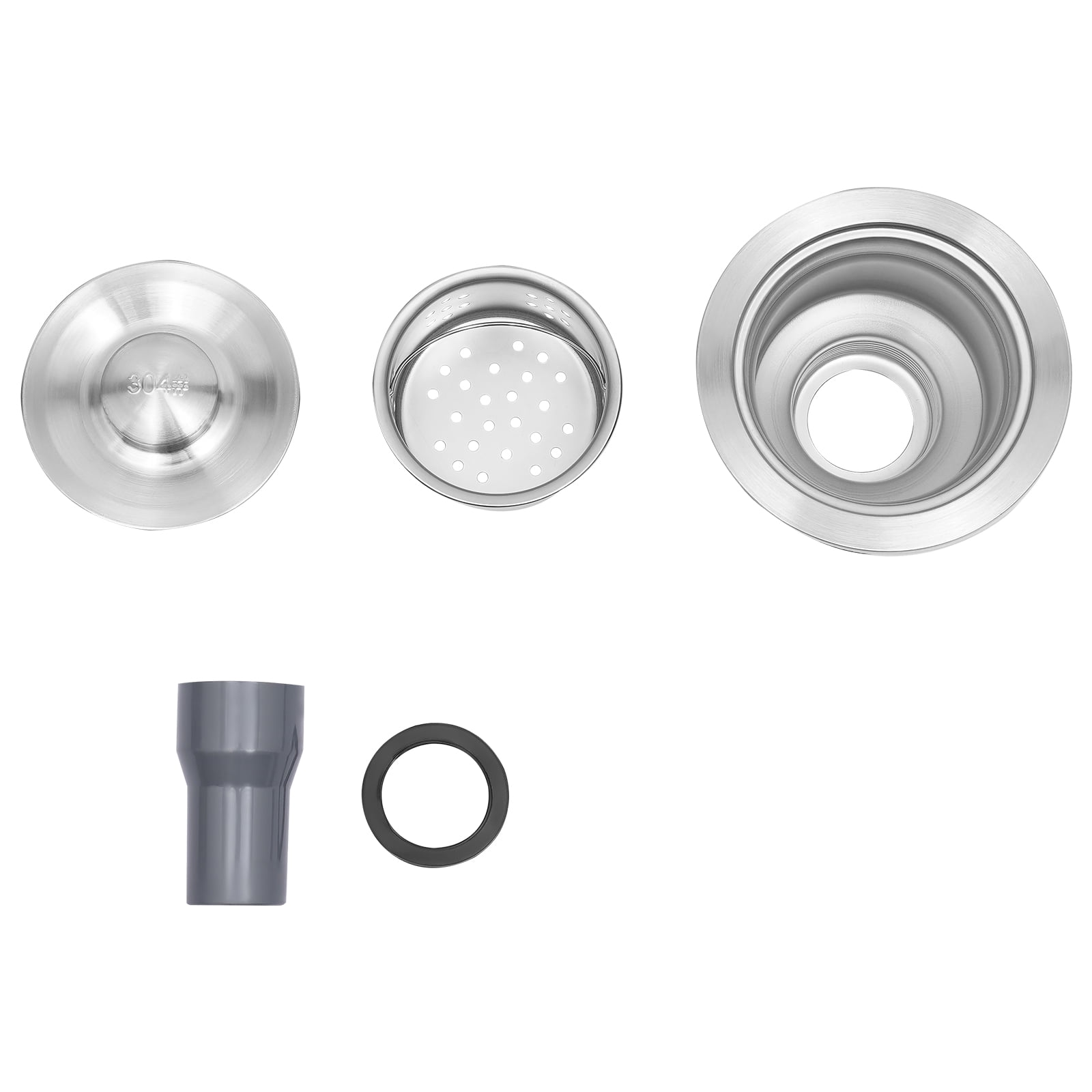 Stainless Steel Utility Sink with Drainboard, One Compartment Workbench Sink Commercial Sink for Restaurant, Laundry Room, Backyard, Garages - Overall Size: 35.4" W x 21.2" D x 39.3" H