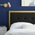 thumbnail image 6 of Modway Teagan Tufted Twin Performance Velvet Headboard in Gold Black, 6 of 7