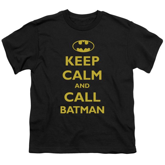 Batman - Call Batman - Youth Short Sleeve Shirt - Small