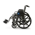 thumbnail image 2 of Medline 20" Extra Wide Wheelchair with Elevating Legs and Desk Length Arms, 2 of 3