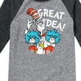 thumbnail image 3 of The Cat in the Hat - Great Idea - Kids Raglan, 3 of 4