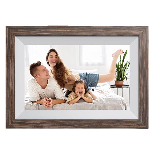 para Smart Marco de fotos en la nube con WiFi, pantalla táctil de 10,1 pulgadas, control de la aplicación,