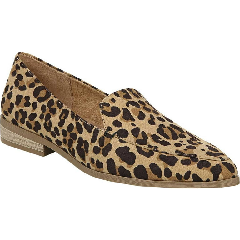 Women s Dr. Scholl s Astaire Loafer Tan Black Leopard Print