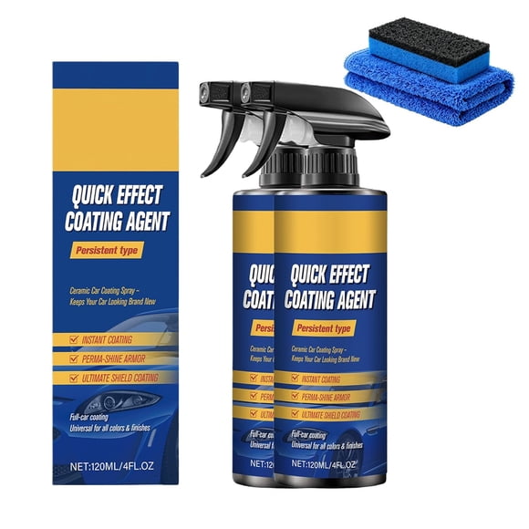 Car Nano Quick-Coat Spray, Car Coating Spray for Shine & Protection, Advanced Car Quick-Acting Sprays, Waterless Wash Coat Wax Polish Sprays for Car Care and Paint Repair