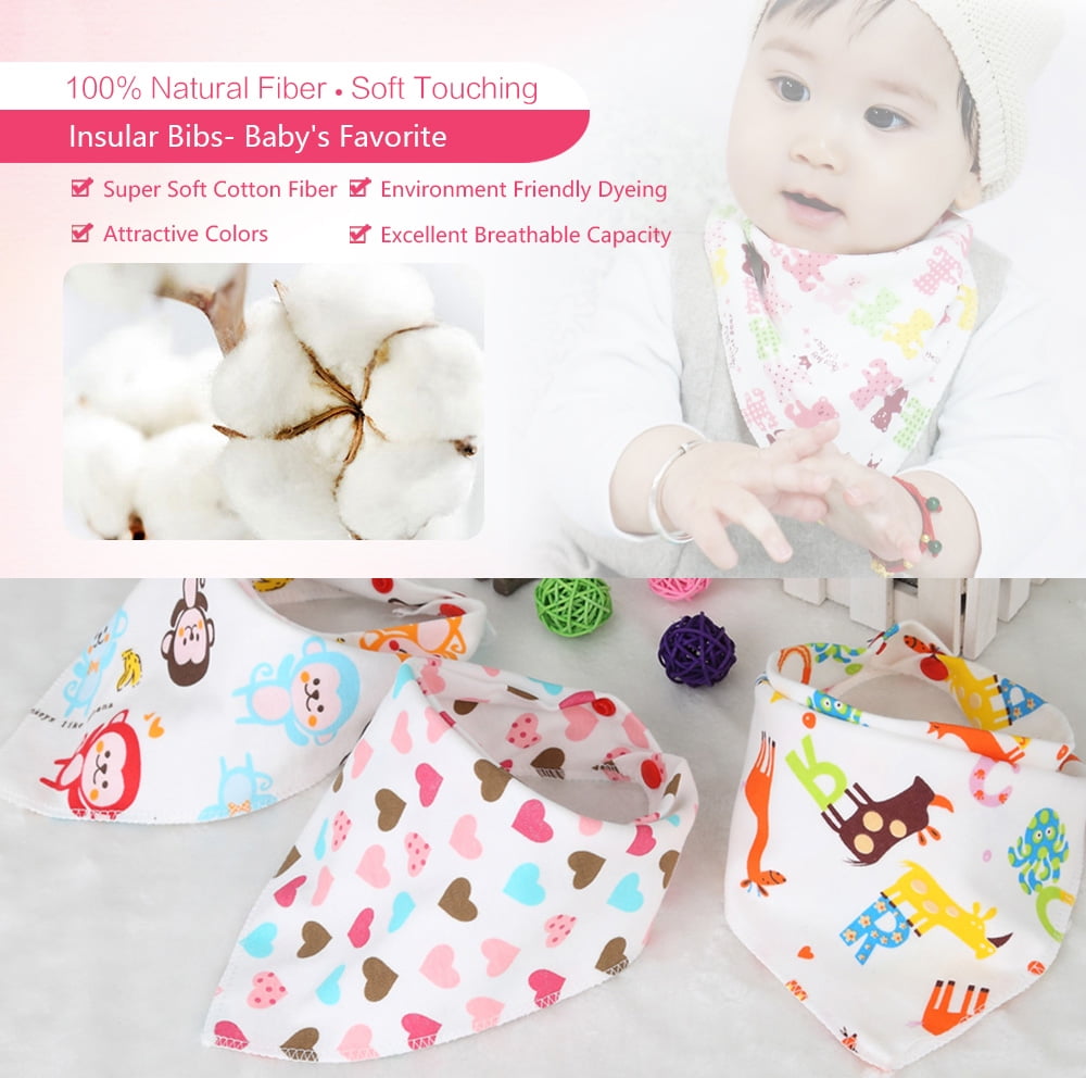 baby dribble cloths