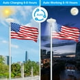 thumbnail image 2 of Litake Solar Flag Pole Light, 48 LED Super Bright Flag Pole Light Outdoor Dusk to Dawn, Solar Flag Night Light for Most 15 to 25 Ft Flagpoles, 2 Modes Brightness, Auto On/Off, 2 of 7