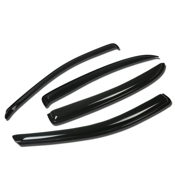 DNA Motoring WVS-139 For 2005 to 2010 Chevy Cobalt 4DR 4pcs Window Vent Visor Deflector Rain Guard (Dark Smoke) 06 07 08 09
