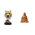 thumbnail image 1 of Escultura De Cabeza De Tigre, Figura De Animal, Artesanía, Estatua Moderna Para Entrada, Sala De Estar, Estantería, Mesa, Pasillo. Sagrado Corazón De Jesús, Figura Coleccionable Para, 1 of 8