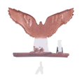 thumbnail image 1 of Angel Wing Statues Decoration Tridimensional Resin Crafts Background Ornaments for HomeBrown L 20, 1 of 4