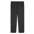 thumbnail image 5 of Men's Cotton Linen Elastic Waist Solid Color Casual Pants, Breathable Comfortable Trousers for Daily Relaxation and Wear,Black,M, 5 of 6