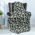 thumbnail image 4 of Angel Wings Soft Flannel Fleece Throw Blanket, Angel with Bow Heart and Arrow Love on Clouds Eros Cupid Kids, Cozy Plush for Indoor and Outdoor Use, 50" x 70", Pale Blue Grey Peach, by Ambesonne, 4 of 5