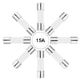 thumbnail image 4 of Uxcell 5Pcs Fusibles de retardo de tiempo cerámicos Tubo 5mm x 20mm 250V 15A para reparar circuitos, 4 of 6