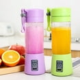 thumbnail image 3 of yingyy Electric Juicer Multifunctional Mini Portable USB Rechargeable USB rechargeable juicing cup Home Juice Making Cup Gift 380ml, 3 of 9