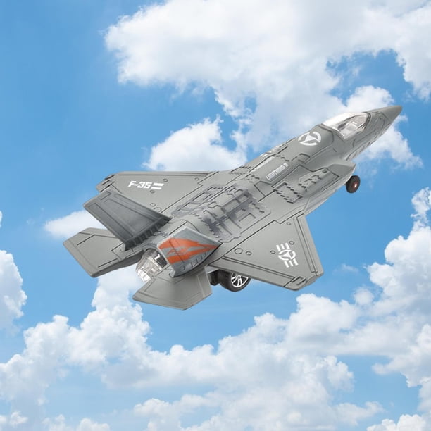 Modelo de Avión CUTICAT 1/100 SU35 Decoración de Escritorio Mod gris