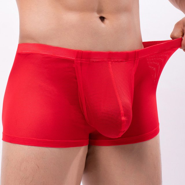 Calzones Para Hombre, Ropa Interior Transpirable, Ajustada Y Plana, Deportiva, Informal, De Moda, Con Ajuste Ceñido, 699