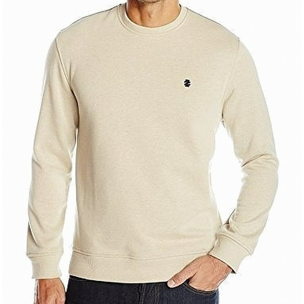 IZOD - IZOD Mens Solid Crewneck Fleece Pullover Sweater - Walmart.com ...