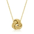 thumbnail image 4 of Ross-Simons Italian 14kt Yellow Gold Love Knot Jewelry Set: Necklace and Stud Earrings, Women's, Adult, 4 of 8