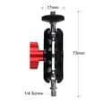 thumbnail image 3 of FlyFlise Multi-Fonctionnelle Tête de Rotule Mini Double Tête de Rotule avec 1/4 Vis pour DSLR, 3 of 8