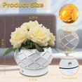 thumbnail image 6 of Flower Lamp Touch Lamp, Rechargeable Cordless Rose Lamp, 3 Colors Stepless Dimming Flower with Vase, LED Desk Lamp Table Centerpieces for Home Party Decor Gifts, 6 of 6