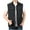 Black Jacket for Men, variant on IYTR Mens Cargo Vest Sleeveless Jacket Zipper Stand-up Collar Coat Loose Outdoor Workout Vest Jacket with Pocket Solid Color Black XXXXXL