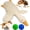 20in, variant on White Goose Dog Toy – Soft Plush Goose Toy for Dogs, Faux Rabbit Fur Interactive Chew Toy for Indoor Play, Cuddling, and Bonding (50cm/90cm)
