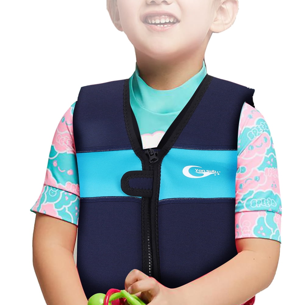 FAGINEY Swim Jacket, Children Swimming Float Suit Swim Vest Jacket For