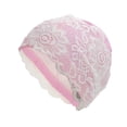 thumbnail image 6 of Unique Bargains 1 Pc Breathable Lace Swimming Cap Pink, 6 of 6