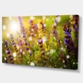 thumbnail image 2 of Beautiful Purple Wild Flowers - Large Floral Canvas Art Print, 2 of 3