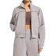 thumbnail image 1 of Chaqueta Deportiva de Larga con Solapa y Cremallera para Mujer, Ideal para Otoño e Invierno Chaqueta Holgada para Yoga Al Aire Libre Gris L, 1 of 7