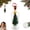 Green, variant on Recordable Christmas Tree in a Bottle, Voice Recording Message Keepsake