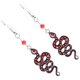 thumbnail image 3 of BRIGHTFUFU 1 par de pendientes con forma de serpiente, pendientes sencillos, pendientes colgantes de moda, pendientes de serpiente, 3 of 8
