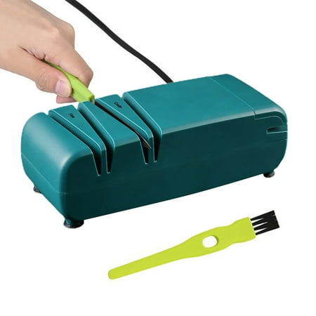 

Electric Knife Sharpener 50W Professional Knife Sharpener for Home 2 Stages for Quick Sharpening and Polishing with Scissors Sharpening