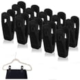 thumbnail image 1 of 10pcs Velvet Pant Clip - Black, 1 of 7