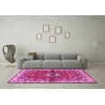 thumbnail image 3 of Ahgly Company Indoor Square Persian Pink Traditional Area Rugs, 3' Square, 3 of 4