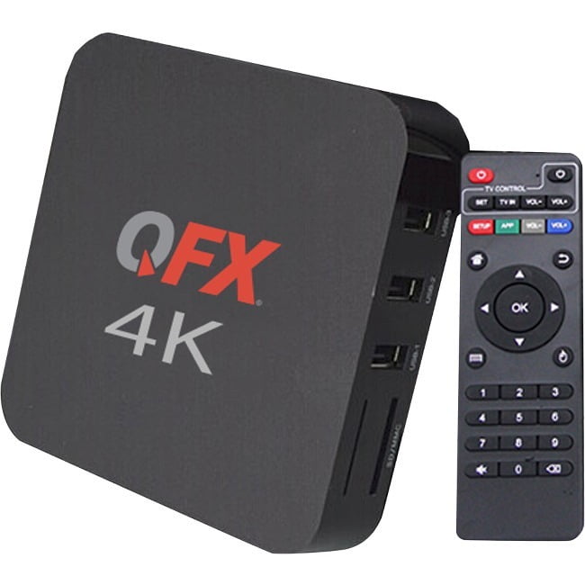 QFX ABX10 Android TV Box with Antenna Included