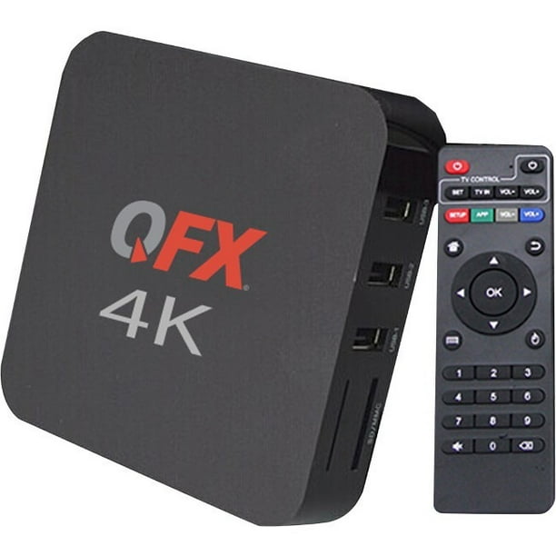 QFX ABX10 Android TV Box with Antenna Included