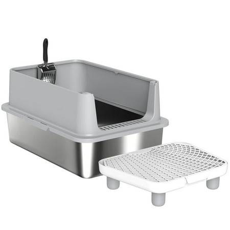 Cat Litter Box Stainless Steel Litter Scoop