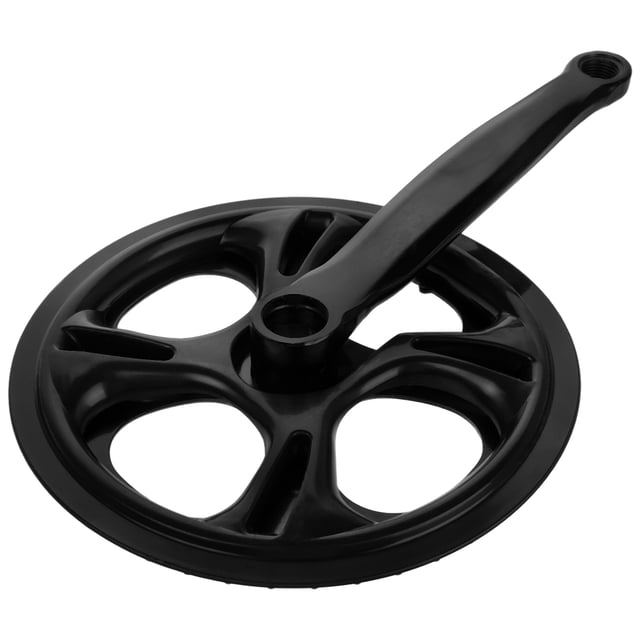 MOVTOTOP Mountain Bike Crankset with Smooth Riding Experience Crafted from Carbon Steel for Sports Black Color Fits 42 Tooth