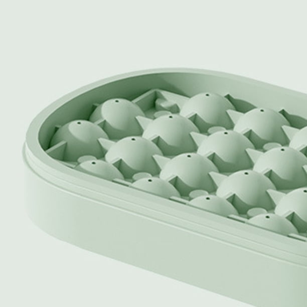Caja De Moldes De Hielo Tipo Prensa Ice Cube Maker Creativo Molde de hockey sobre hielo Hogar para cerveza Café (Verde A) Sywqhk Libre de BPA