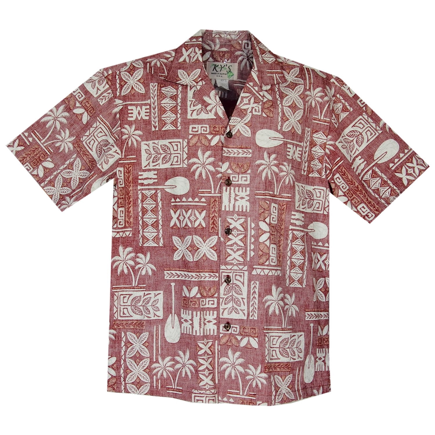 Hieroglyphics Red Cotton Vintage 