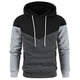 thumbnail image 1 of Sudadera con capucha Colorblock para hombre, deportiva, informal, con capucha, manga larga, Tops, 1 of 3