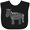AB-Black, variant on Inktastic Horse Boys or Girls Baby Bib