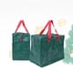 thumbnail image 5 of Pack de 2 bolsitas para guardar adornos de Navidad | Gran bolsa redonda de tela 600D para protección de decoraciones navideñas, organizador duradero para bombillas navideñas, recipiente espacioso a, 5 of 9