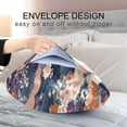 thumbnail image 5 of Ryvnso Satin Pillowcase Flower Pattern Pillow Cases Standard Size 26x20in, 5 of 6