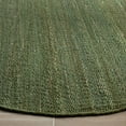 thumbnail image 4 of SAFAVIEH Natural Fiber Clara Braided Jute Area Rug, Green, 6' x 6' Round, 4 of 7