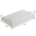 thumbnail image 2 of ANMINY Memory Foam Pillow Orthopedic Neck Support Breath Pillows W/ Bamboo Fiber Case, 2 of 8
