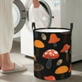 thumbnail image 7 of TEQUAN Waterproof Laundry Hampers, Colourful Modern Mushroom Autumn Pattern Clothes Storage Basket with Handle (S), 7 of 7