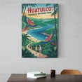 thumbnail image 6 of Vintage Wall Art Huatulco National Park Mexico Retro Travel Poster Tropical Jungle Landscape Canvas Poster, 6 of 8