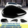 thumbnail image 3 of 1PC For Ford Fiesta 2011-2017 Left Driver Side Rear View Mirror Cover Cap Black, 3 of 10